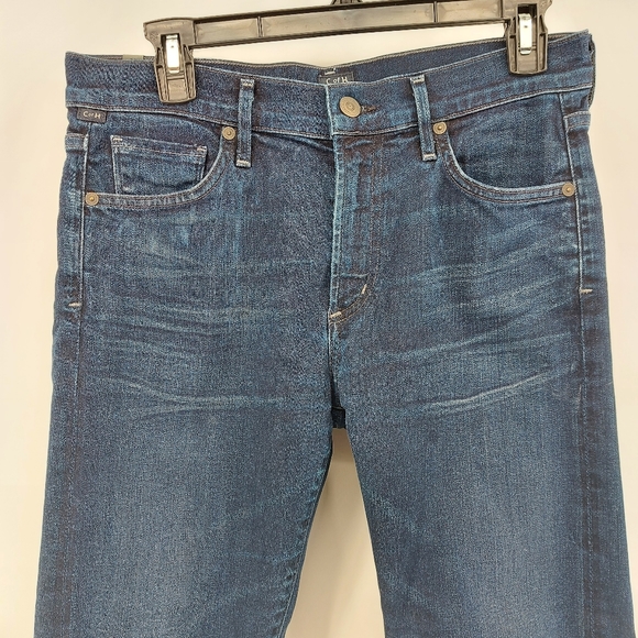 Citizens of Humanity Agnes Mid Rise Slim Straight in Midnight Blue - Picture 3 of 9